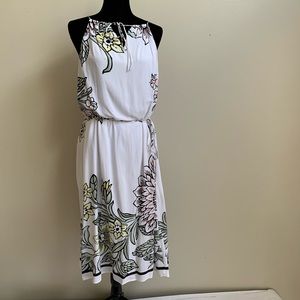 Loft Women Dress| Color: Multi Floral| Size L